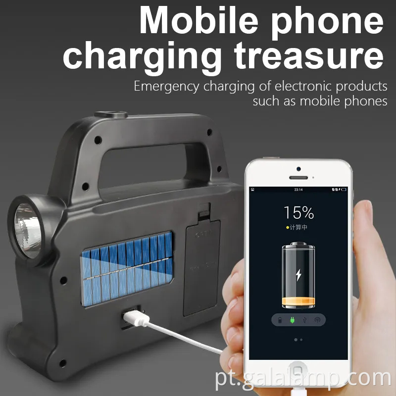 Holofotes portáteis de busca para situações de emergência e trabalho